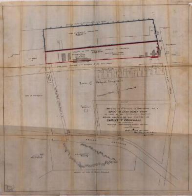 Survey of lands under water for Charles T. Cromwell