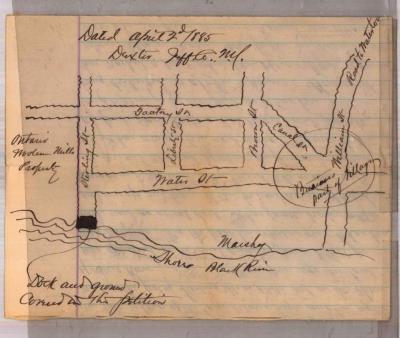 Survey of lands under water for F.W. Spicer