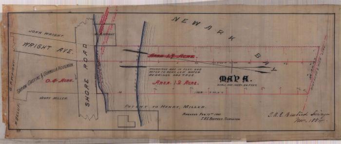 Survey of lands under water for Sarah Castine &amp; Cornelia Housman