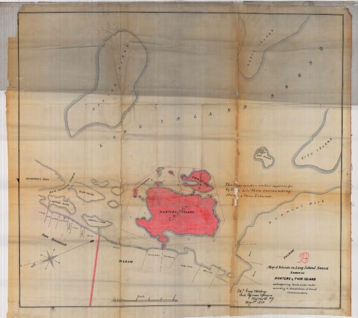 Survey of lands under water for Janet R.C. Hoyle