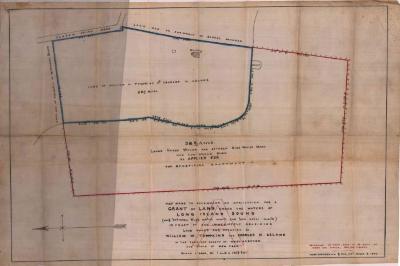 Survey of lands under water for William W. Tompkins &amp; Charles H. Leland