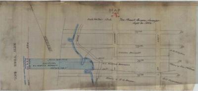 Survey of lands under water for Bennett, N.L. Martin