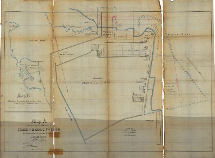 Survey of lands under water for Frank P. &amp; George C. Felter