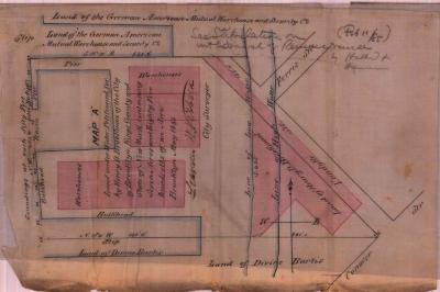 Survey of lands under water for Henry D. Brookman