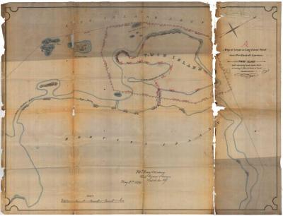 Survey of lands under water for Janet R.C. Hoyle