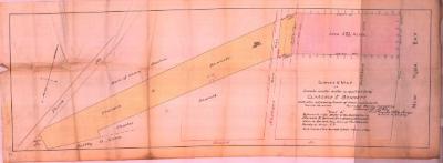 Survey of lands under water for Richard H. Lane, successor to Clarence E. Bennett