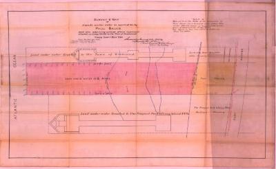 Survey of lands under water for Paul Bauer