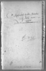 Index to Engrossed minutes of the Supreme Court of Judicature, July 1786