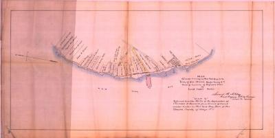 Survey of lands under water for Richard H. Lane, successor to Clarence E. Bennett