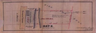 Survey of lands under water for Carroll Livingston