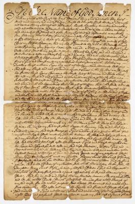 Probated will of William Smith, 1736