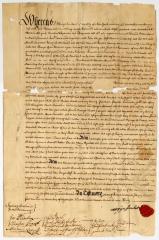 Probated will of Mary Sinclair, widow of Robert Sinclair 1736