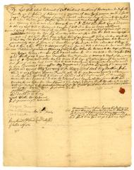 Probated will of Caleb Wood, 1736