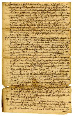 Probated will of Joseph Halstead, 1736