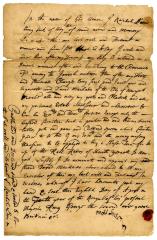 Probated will of Rachel Luis, 1737