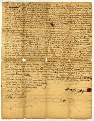 Probated will of Henry Jessup, 1736