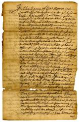 Probated will of John Cure, 1736