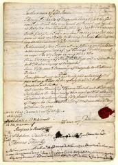 Probated will of Henry Richard, 1736