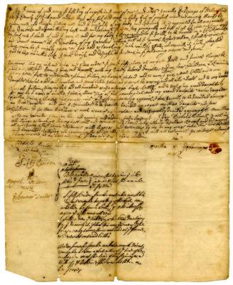 Probated will of Martha Rebonrepo, 1736