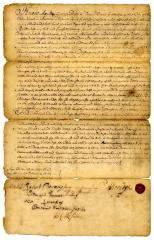 Probated will of David Gutteridge, 1736