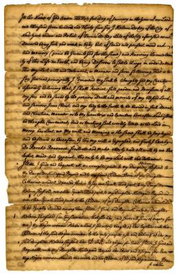 Probated will of Helena Dekey, 1736