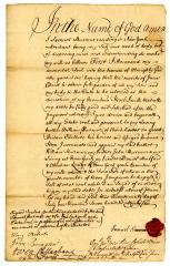 Probated will of Samuel Schurmur, 1736