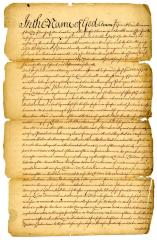 Probated will of Garrit Van Horne, 1737