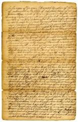 Probated will of Manasah Kempton, 1737