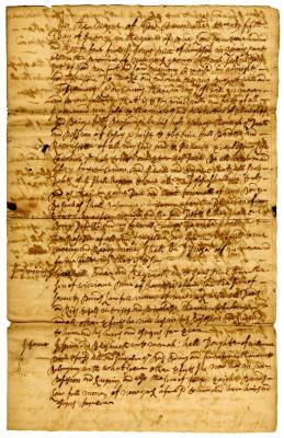 Probated will of James Pine, 1737