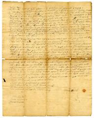 Probated will of Hanna Charles, 1740