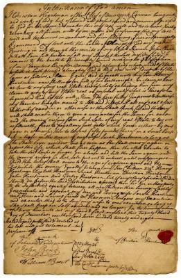 Probated will of Christian Hertman, 1739