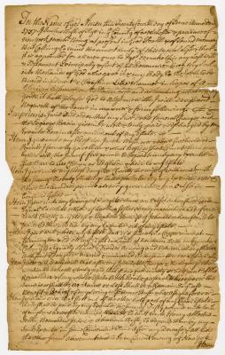 Probated will of Justus Bush, 1739