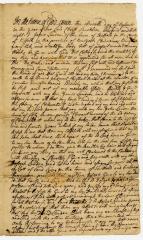 Probated will of James Landon, 1739
