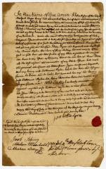 Probated will of John Hybon, 1739