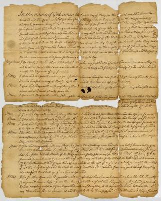 Probated will of Joseph Langdon, 1739
