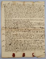 Probated will of Samuel Cornell, 1739