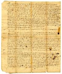 Probated will of William Pearse, 1739