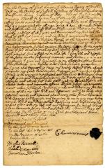 Probated will of Thomas Reeves, 1739