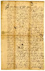 Probated will of John Reade, 1739
