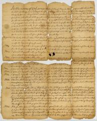 Probated will of Joseph Langdon, 1739