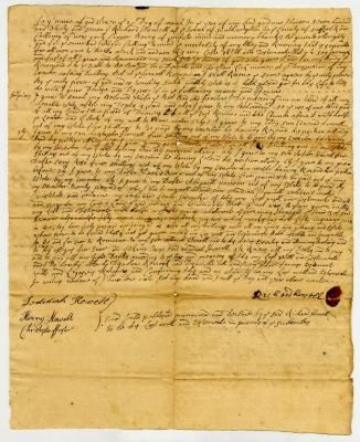 Probated will of Richard Howell, 1740