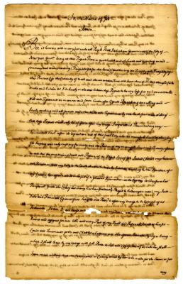 Probated will of Abraham Gouverneur, 1740
