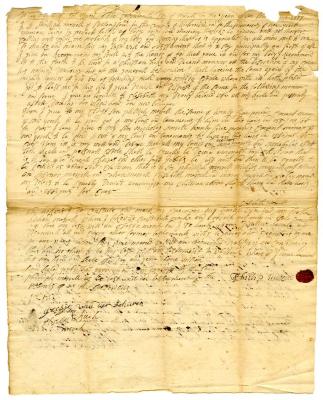 Probated will of Philip Merrell, 1740