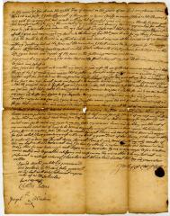 Probated will of John Pearsall, 1740