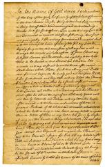 Probated will of William Crow, 1740