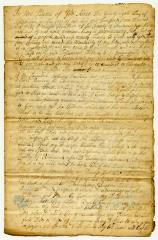 Probated will of Vincent Fountain, 1740