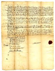 Probated will of John Corwin, 1740