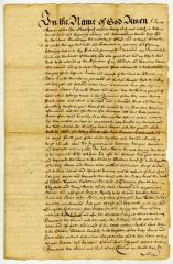 Probated will of Jane Harris, 1741