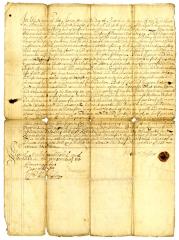 Probated will of Michael Bassett, 1741