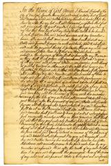 Probated will of Hannah Cholwell, 1741